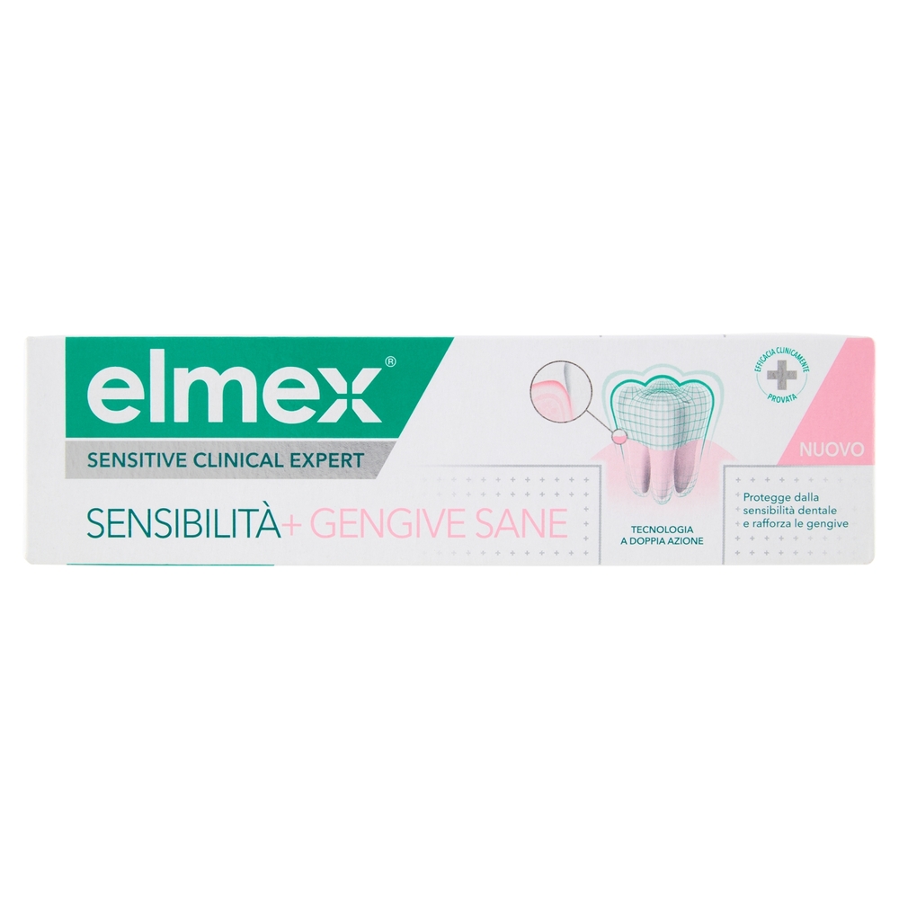 elmex dentifricio Sensitive Clinical Expert Sensibilità + Gengive sane 75 ml
